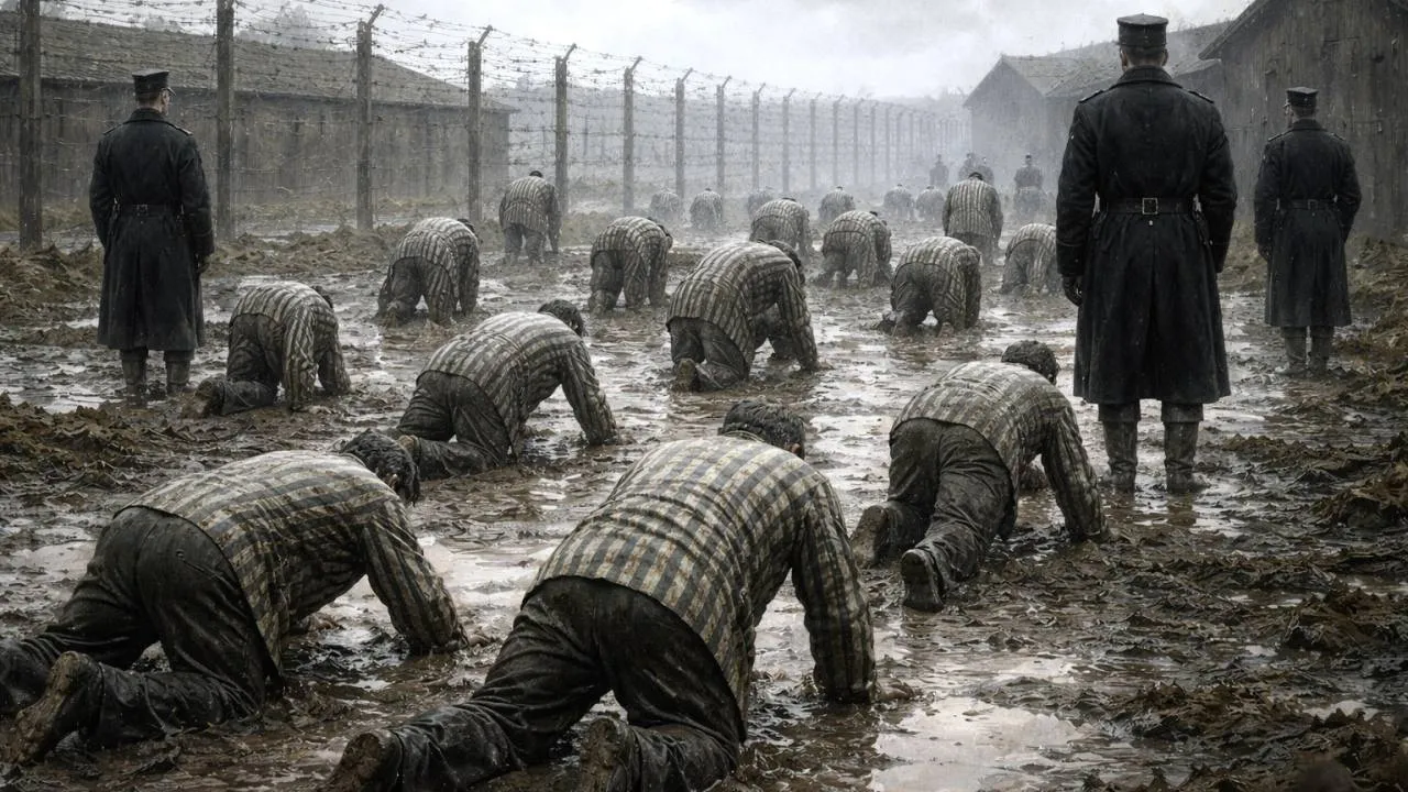 Wielkanoc w Dachau. Niemcy wdeptywali polskich księży w błoto. To były bestialskie tortury