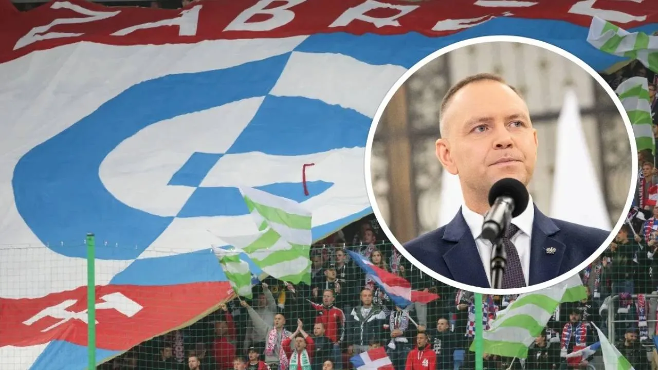 Wymowny transparent kibiców Górnika. Przyznali rację prezydentowi Nawrockiemu