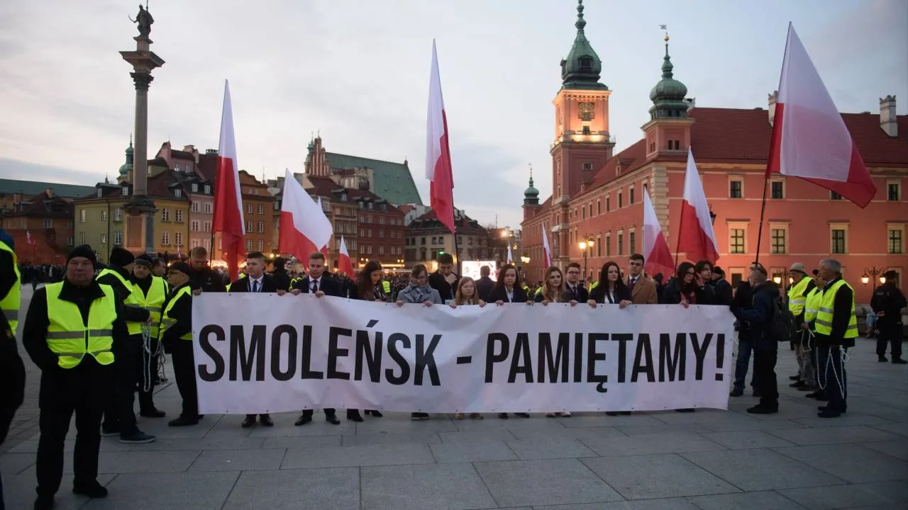 Smoleńsk pamiętamy. Zdjęcie z 2023 r.