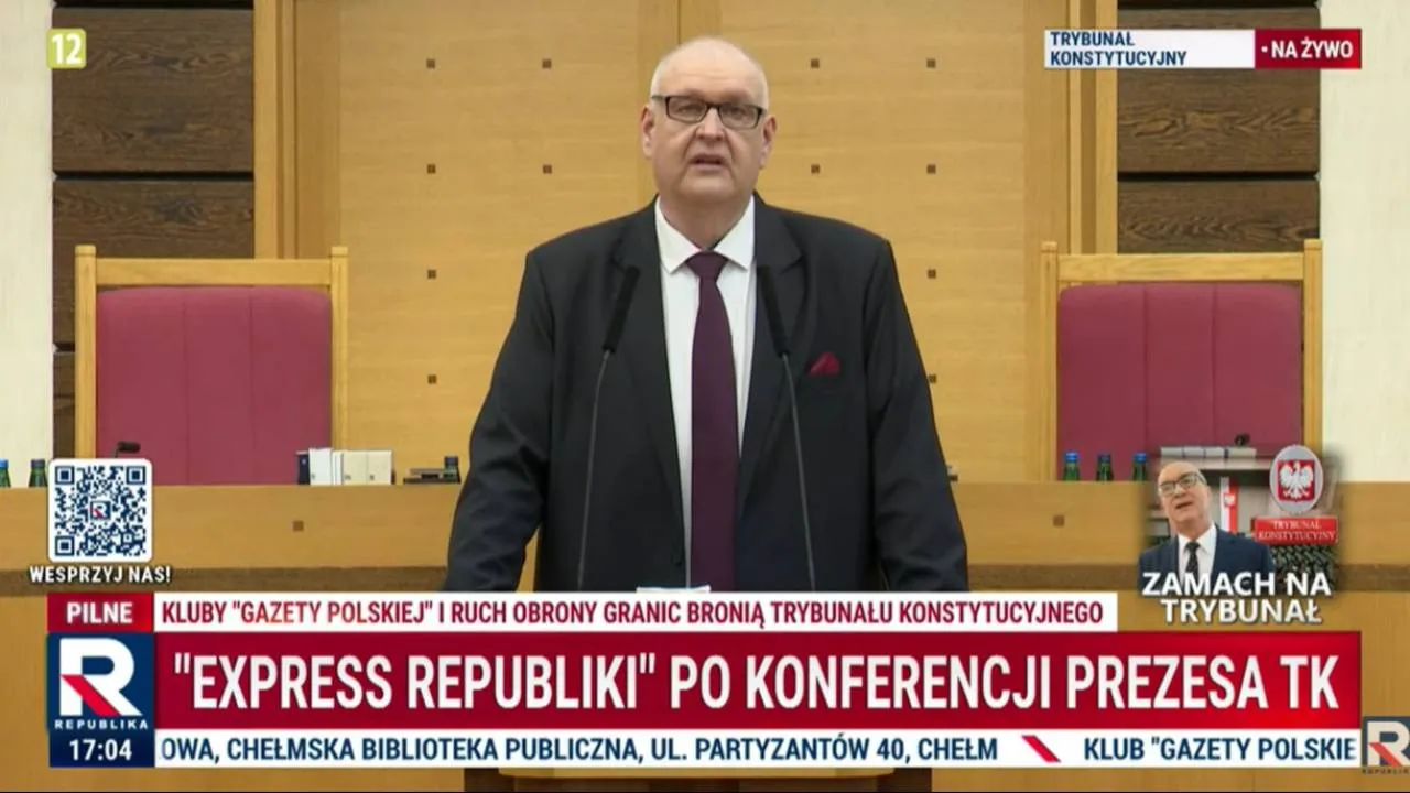 Prezes TK Bogdan Święczkowski