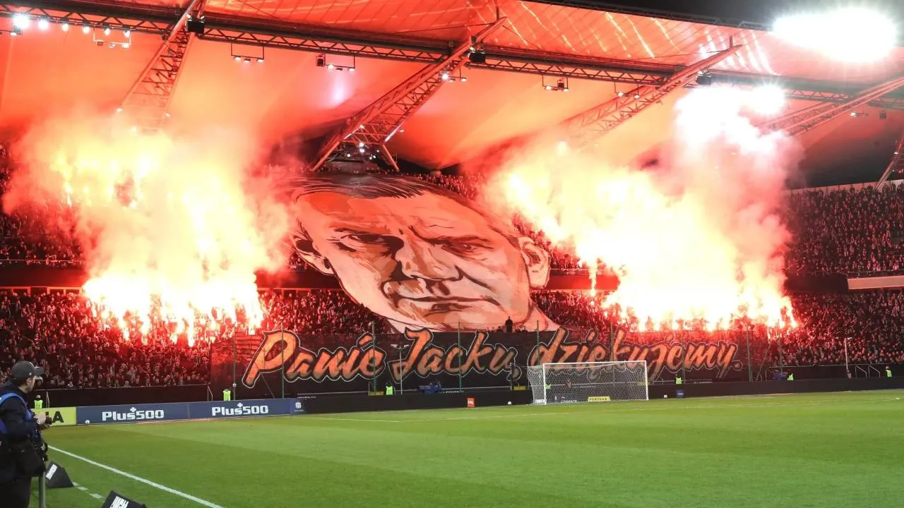 Kibice Legii pożegnali Jacka Magierę. Poruszająca oprawa. "Dziękujemy!"