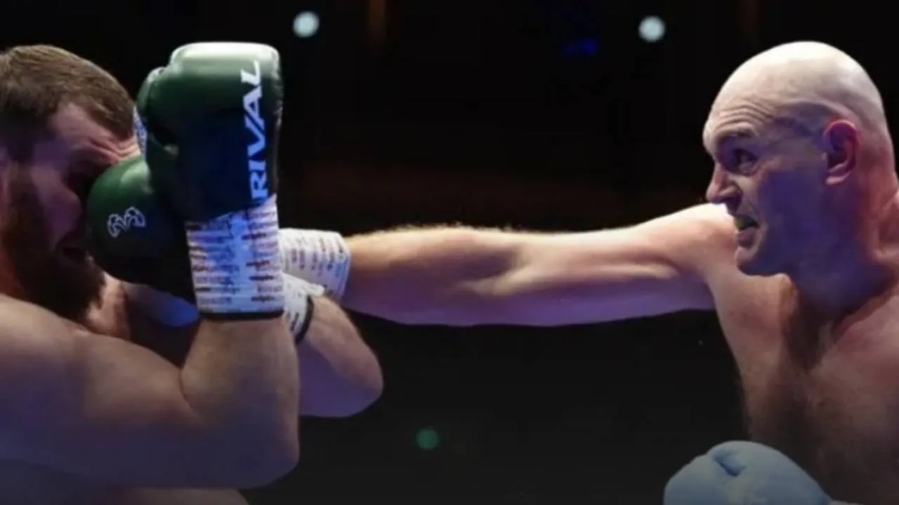 Tyson Fury pobił Rosjanina i zgarnął miliony. Udany powrót na ring [WIDEO]