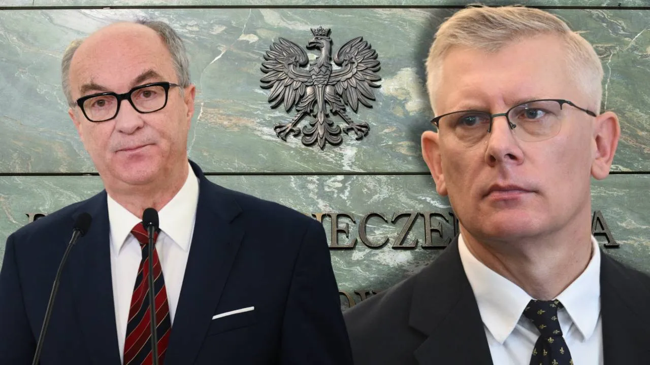 Włodzimierz Czarzasty i Sławomir Cenckiewicz