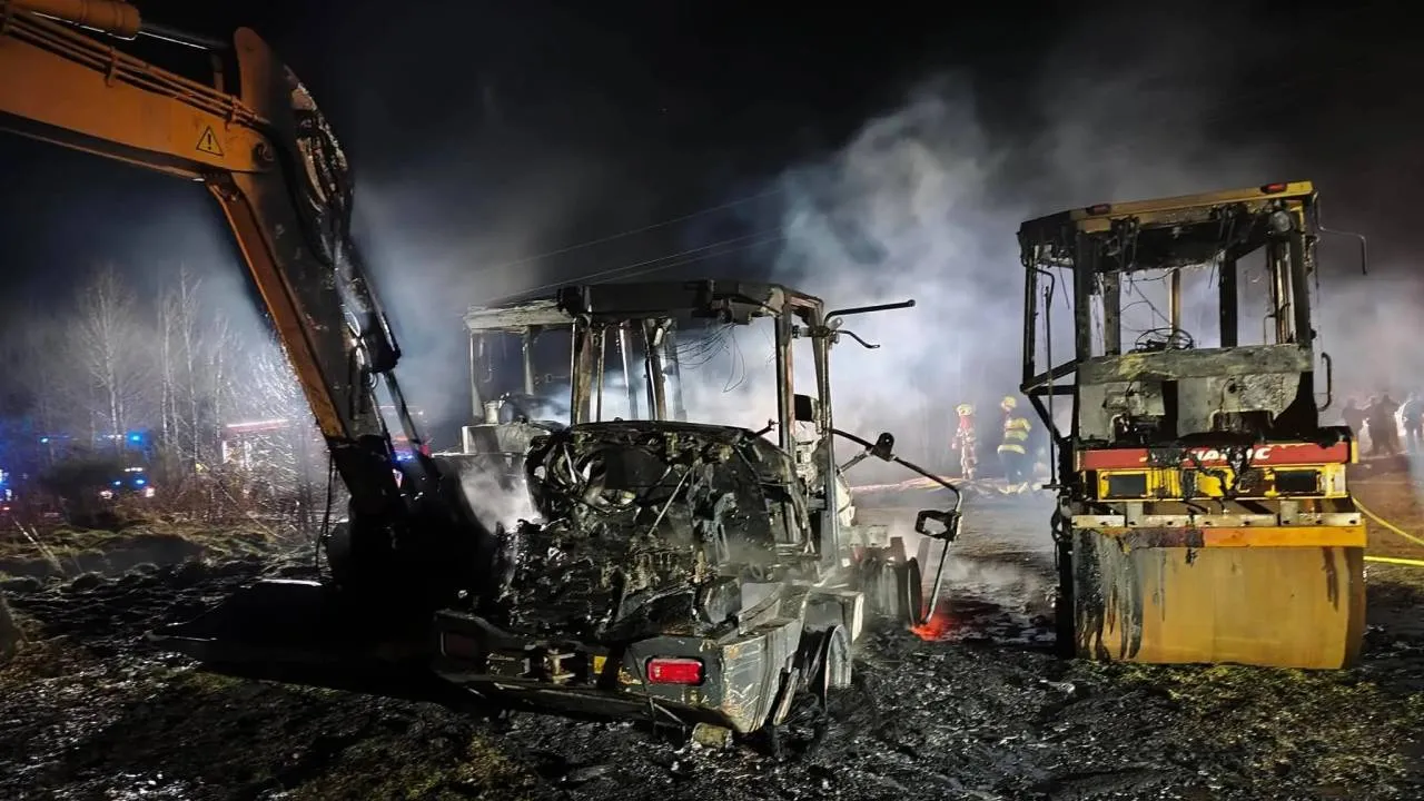 “Wszystkie 5 maszyn płonęło jednocześnie”. Relacja strażaka z pożaru przy budowie elektrowni jądrowej