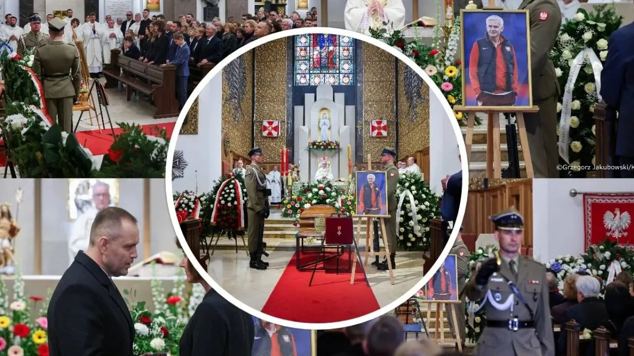 Ostatnia droga Jacka Magiery. Prezydent Nawrocki odznaczył zmarłego trenera. ZOBACZ ZDJĘCIA
