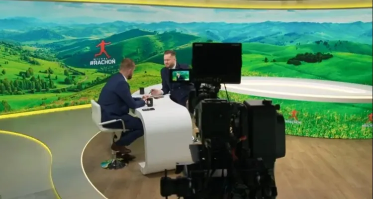 Szok w programie na żywo w TV Republika. Polityk KO zaczął zachowywać się dziwnie. WIDEO