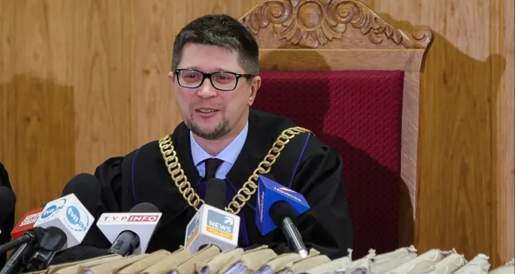 Były sędzia Wojciech Łączewski skazany. Miał grozić żonie, że ją zabije