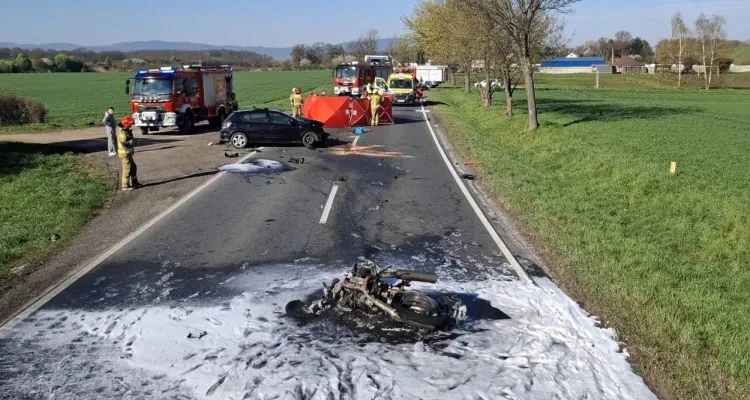 Dwa wypadki śmiertelne motocyklistów