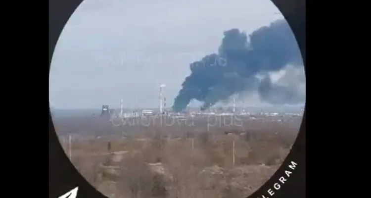 Ukraińskie drony uderzyły w rafinerię w Rosji. To jeden z największych zakładów Rosnieftu