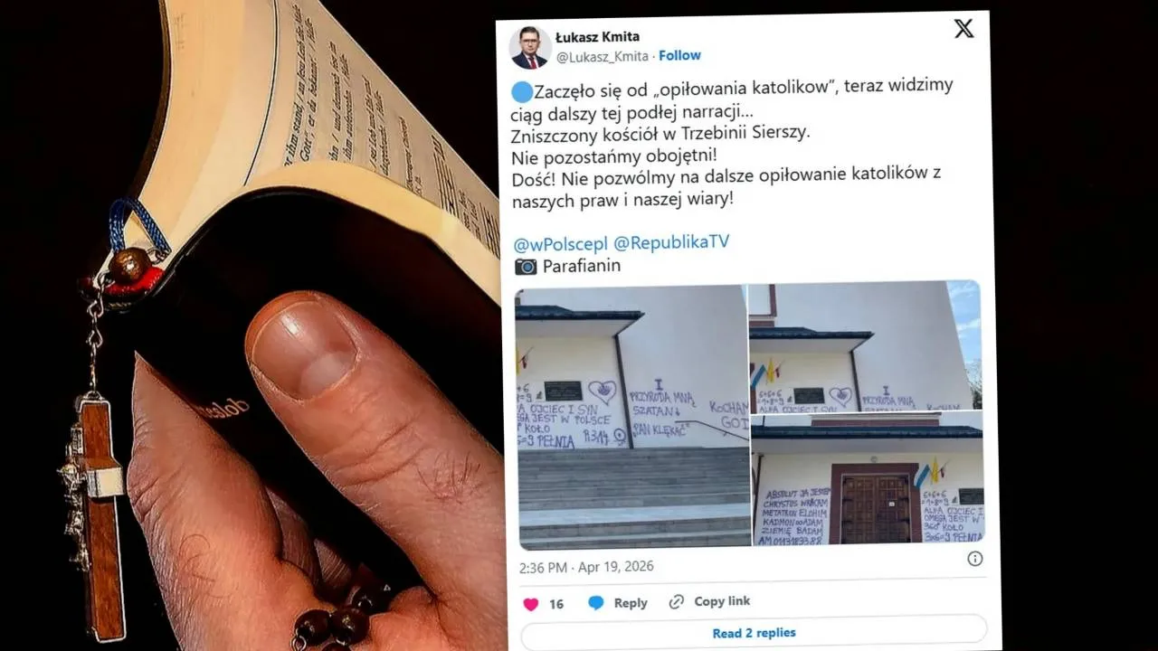 Kościół w Trzebini Sierszy zniszczony. „Zaczęło się od opiłowywania katolików”