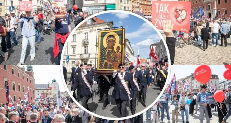 Narodowy Marsz Życia 2026. Oto transparenty uczestników. "Rodzina kolebką życia". ZOBACZ ZDJĘCIA