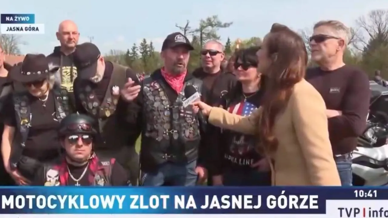 Rozmówca TVP Info w likwidacji mówił o "Matce Bożej". Pracownica stacji zabrała mikrofon [WIDEO]