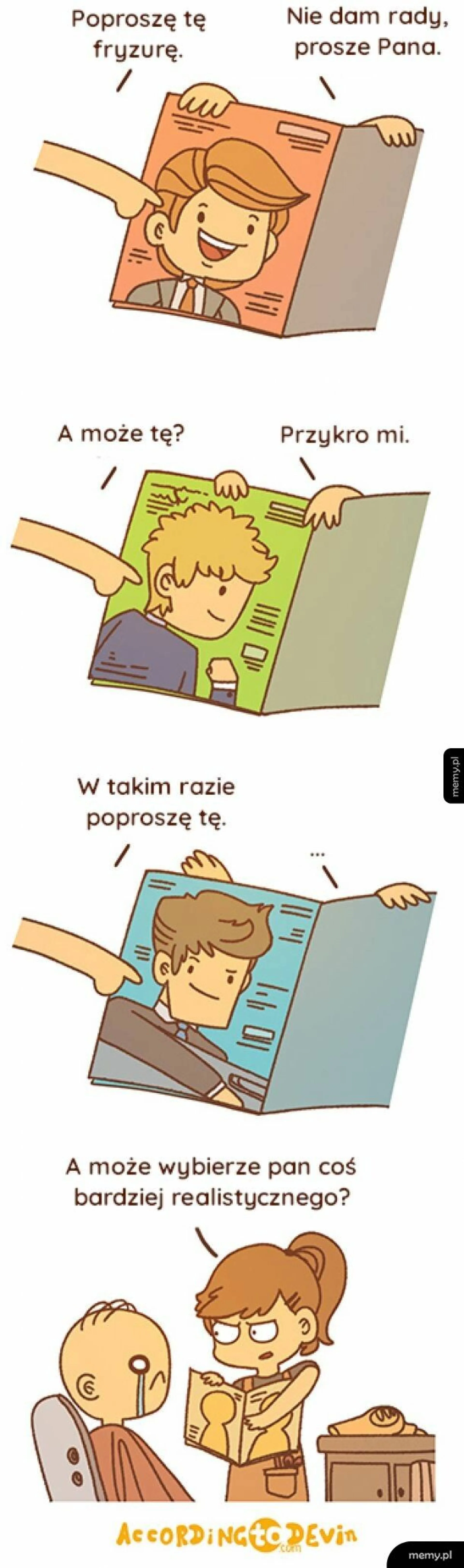 Bez włosów ciężko