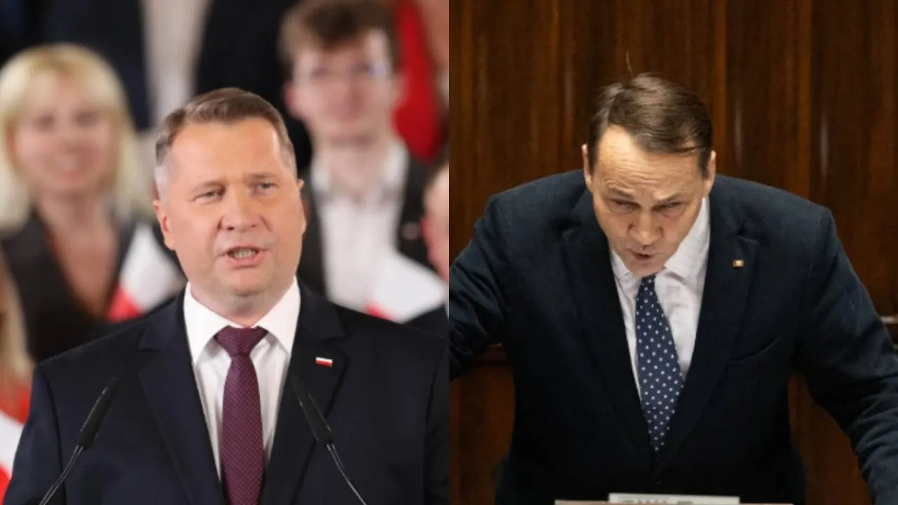 "To obraża nie tylko inteligencję Polaków, ale i honor żołnierzy". Czarnek odpowiedział na atak Sikorskiego