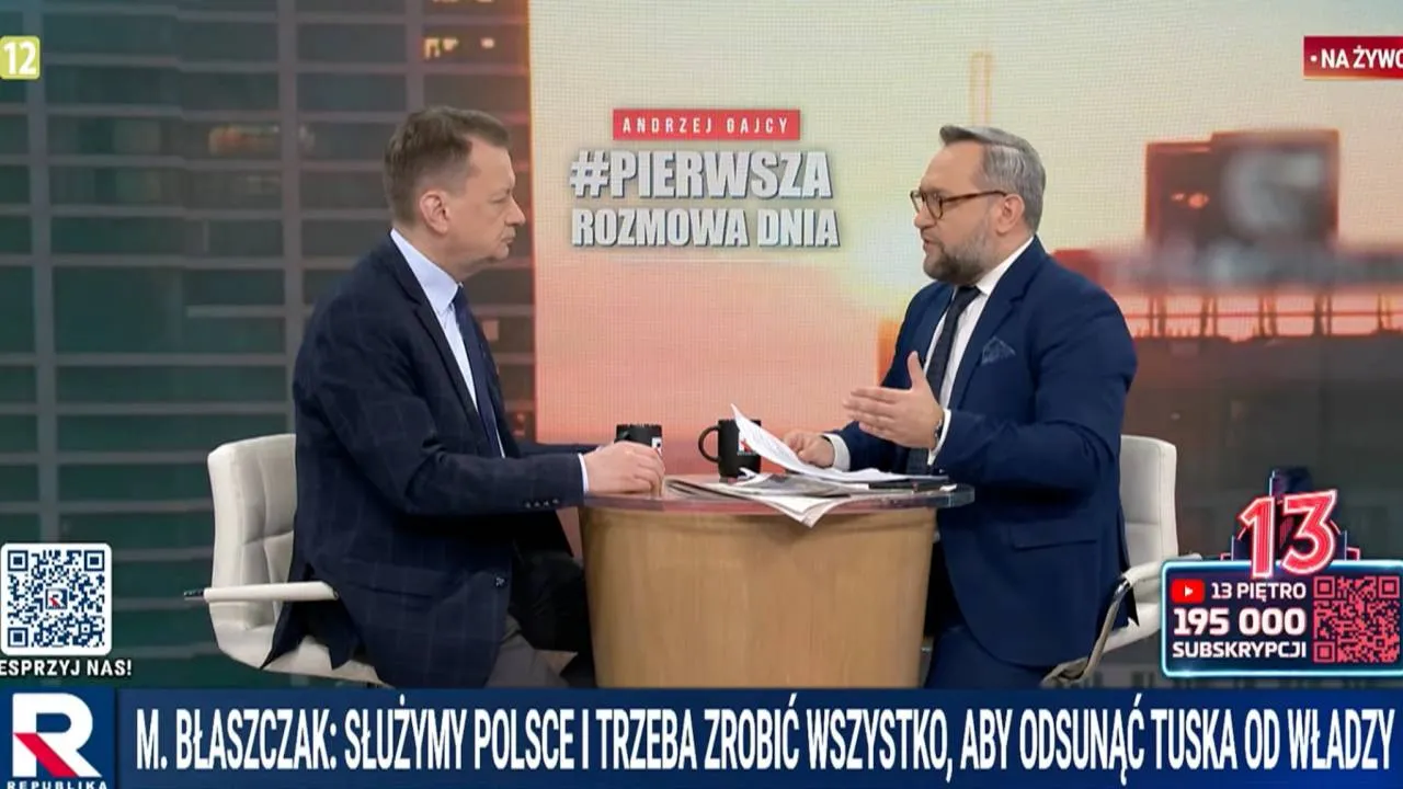 Mariusz Błaszczak o sytuacji wewnątrz PiS. Padło zapewnienie: "my wszyscy..." [ZOBACZ]