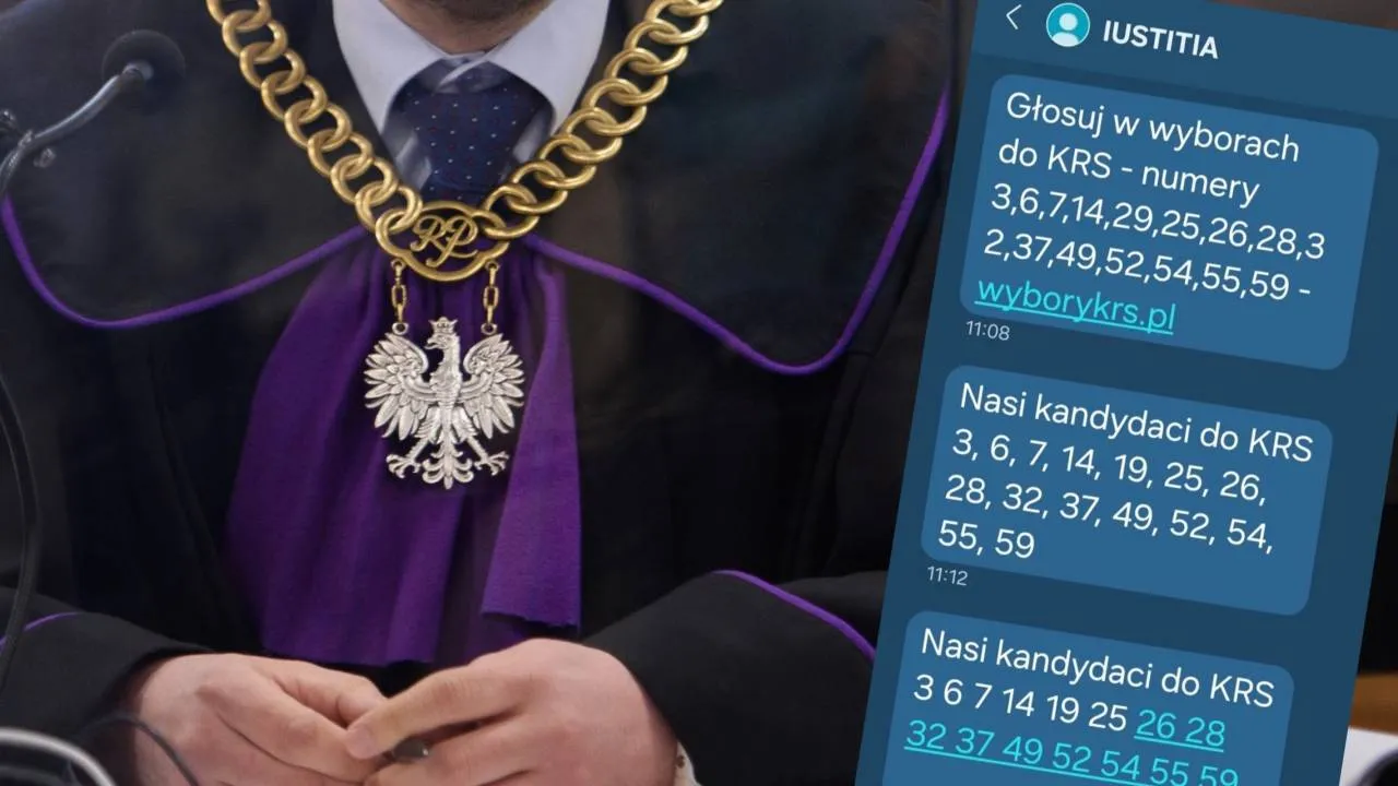 Farsa w sądach w całej Polsce. Iusititia rozsyła instrukcje dla swoich? Pokazano treść SMS-ów