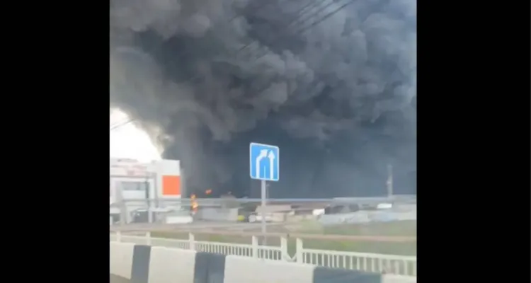 Jakość powietrza gwałtownie się pogorszyła. Wszystko po ataku Ukrainy na strategiczny zakład w Rosji