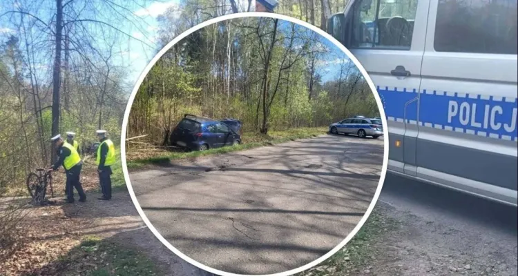 Tragedia na drodze. To tu zginął poseł Łukasz Litewka. ZOBACZ ZDJĘCIA
