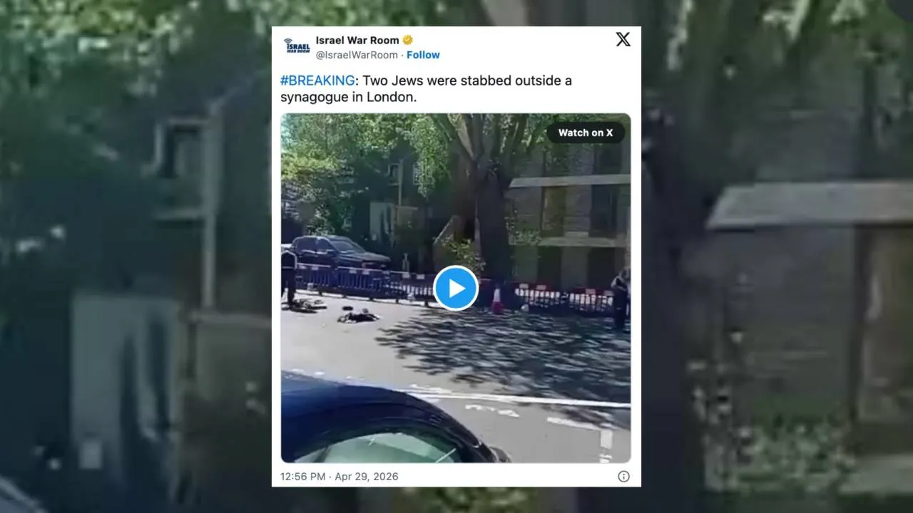 Atak nożownika w londyńskiej dzielnicy. Dwie osoby poważnie ranne [WIDEO]