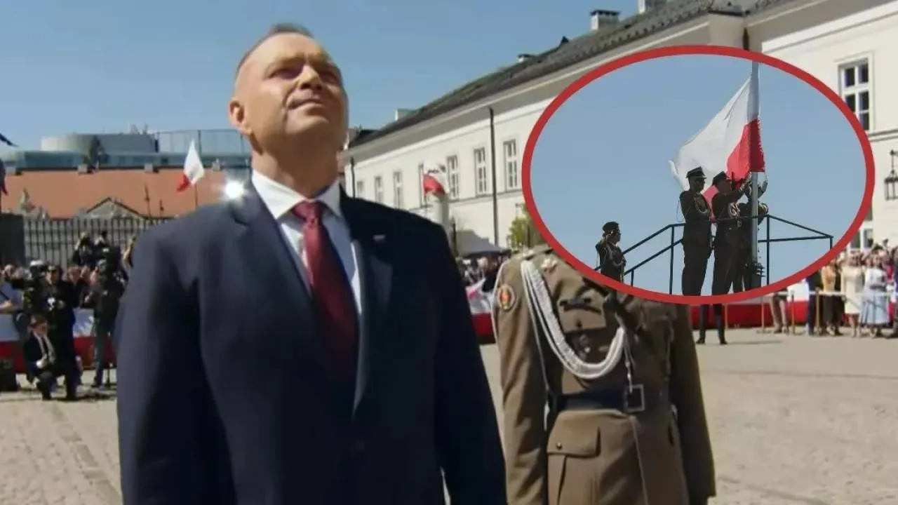 Uroczysta zmiana flagi. Uroczystości z udziałem prezydenta [WIDEO]