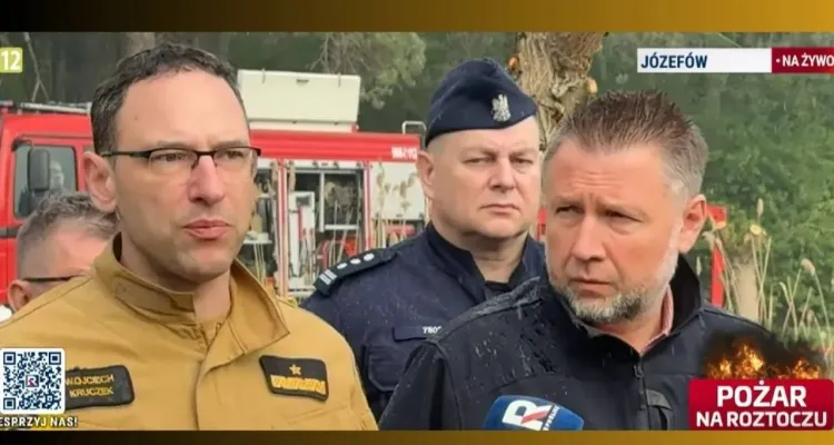 Trwa dogaszanie ognia w Puszczy Solskiej. Służby przekazały nowe szczegóły
