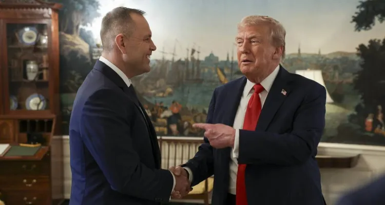 Poczobut na wolności. Trump pisze o roli Nawrockiego. "Mój przyjaciel"