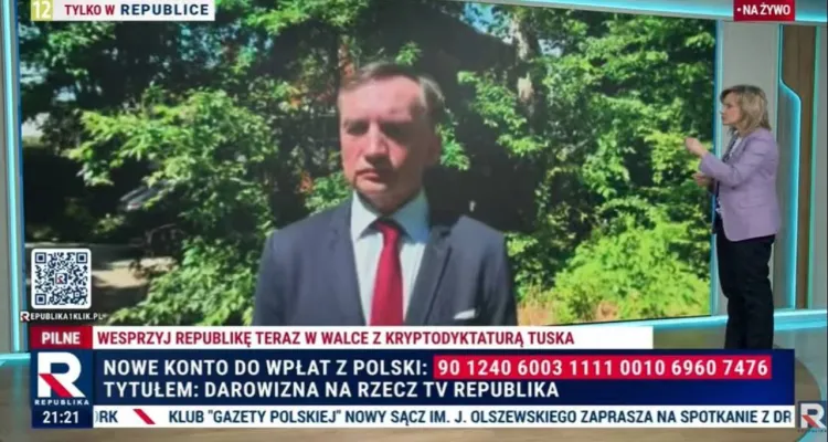 Ziobro zdradza szczegóły współpracy z Republiką: Uznałem, że łączenie tych dwóch ról jest zasadne