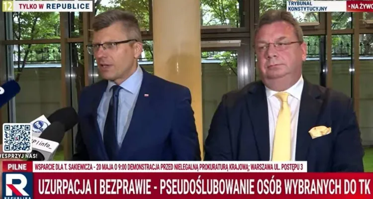 "To nie rewolucja". Warchoł i Wójcik o orzeczeniu Trybunału Konstytucyjnego ws. wyboru sędziów