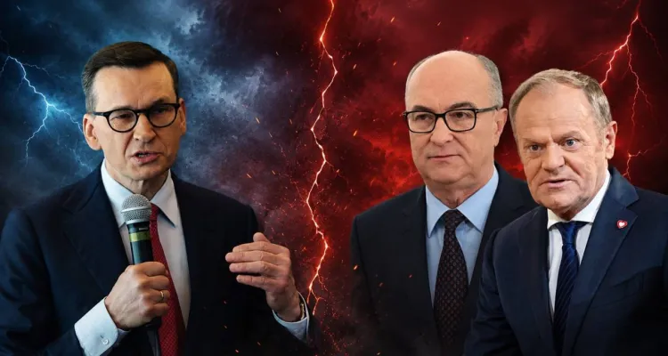"Skorzystajmy z tej dźwigni". Morawiecki ostro o Czarzastym i Tusku: Jakby wykonywali pracę na czyjeś zlecenie