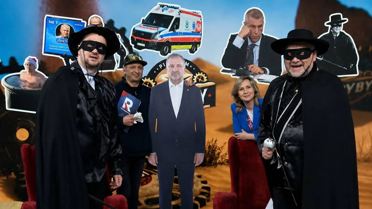 Minister Żurek przyjął zaproszenie do Republiki! Powitał go… Zorro. Twierdził, że jest Ziobrą
