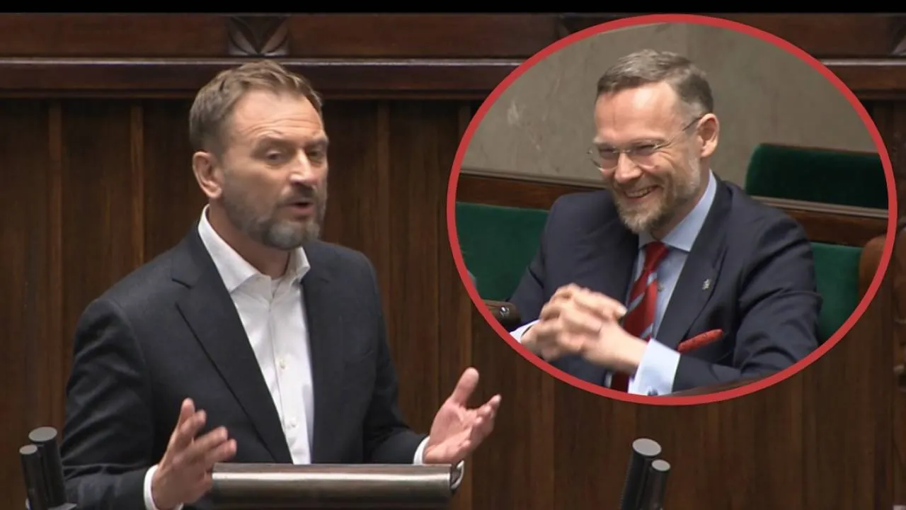 "Tym przysłużył się pan Polsce". Bogucki zakpił z Nitrasa [WIDEO]