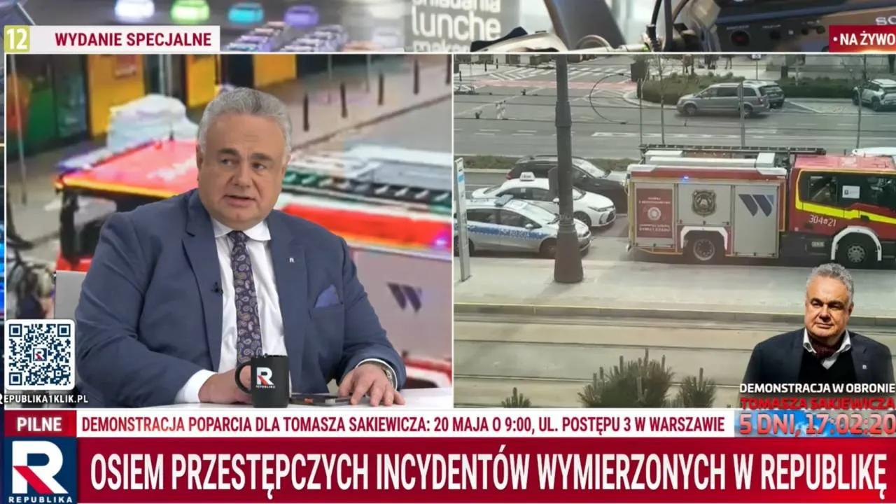 Dzienikarze Strefy Wolnego Słowa celem przestępczych incydentów. "Osiem fałszywych zgłoszeń" [WIDEO]
