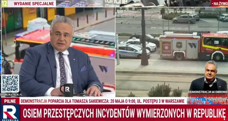 Dzienikarze Strefy Wolnego Słowa celem przestępczych incydentów. "Osiem fałszywych zgłoszeń" [WIDEO]