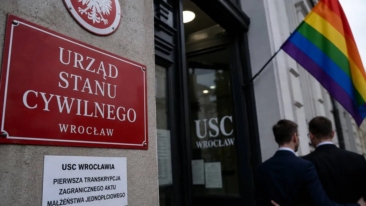 Homo-małżeństwa w Polsce stają się faktem. Wrocław dokonał pierwszego wpisu