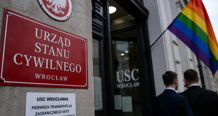 Homo-małżeństwa w Polsce stają się faktem. Wrocław dokonał pierwszego wpisu