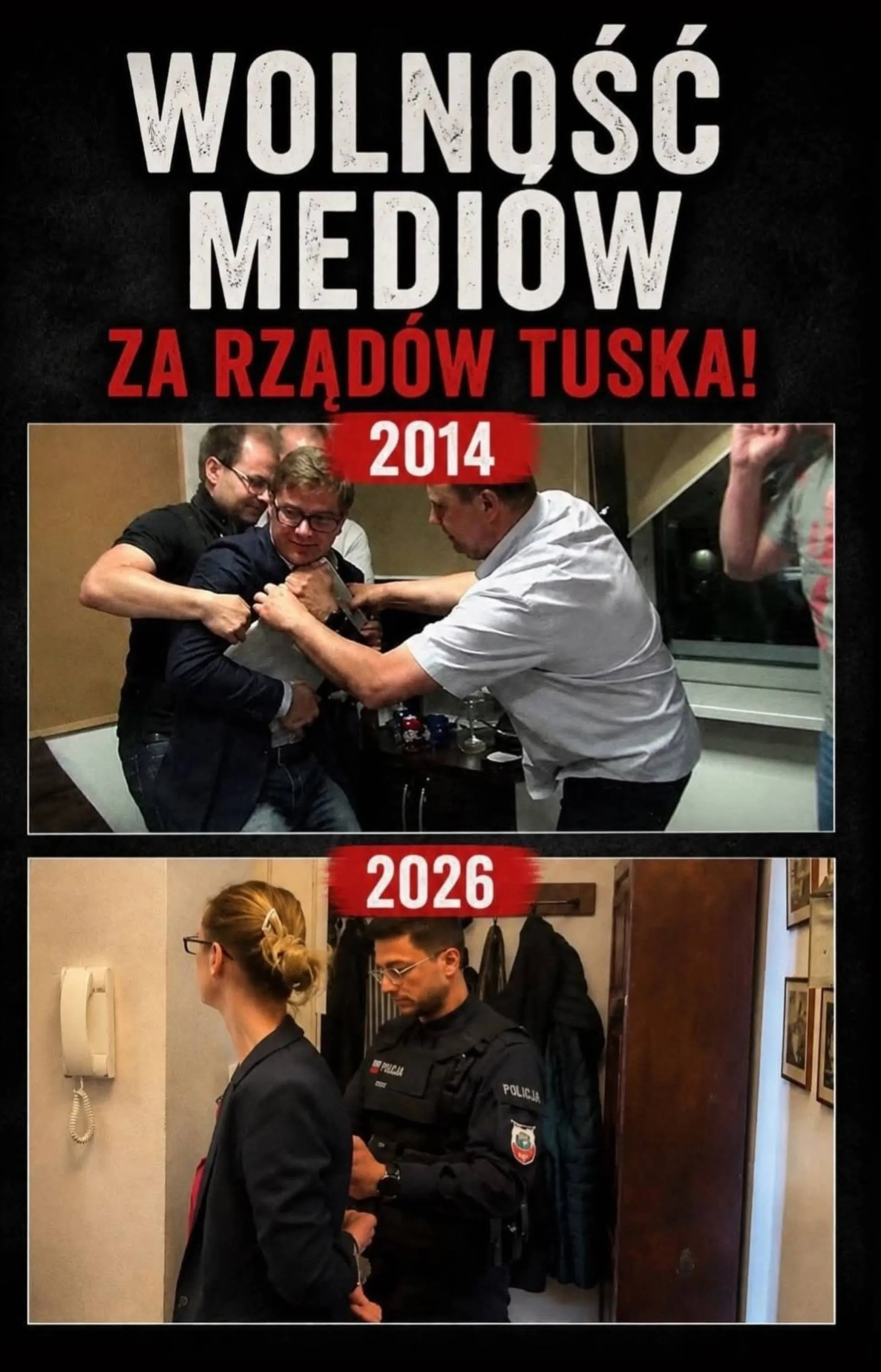 Wolność mediów za Tuska