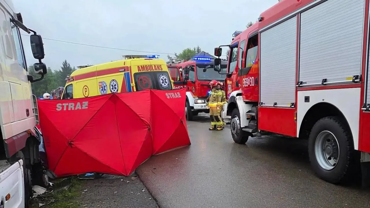 Jechali w trójkę, wszyscy zginęli. Tragedia na gminnej drodze