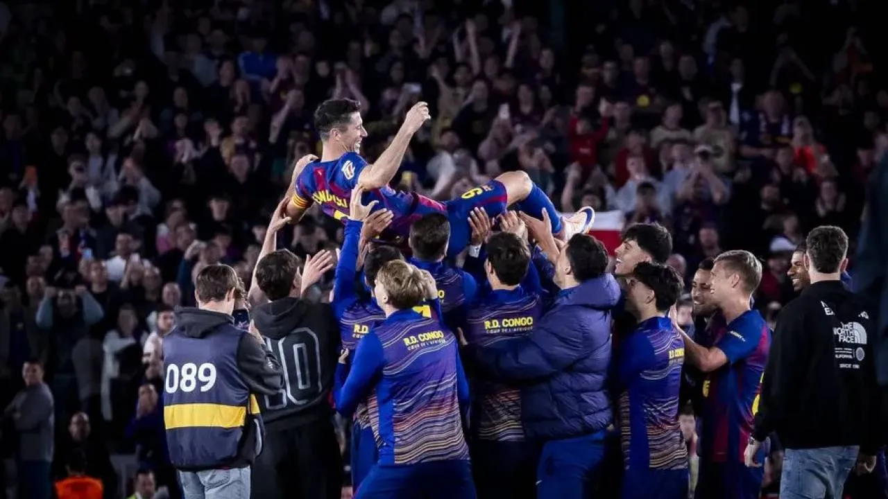 Robert Lewandowski pożegnał się z Barceloną
