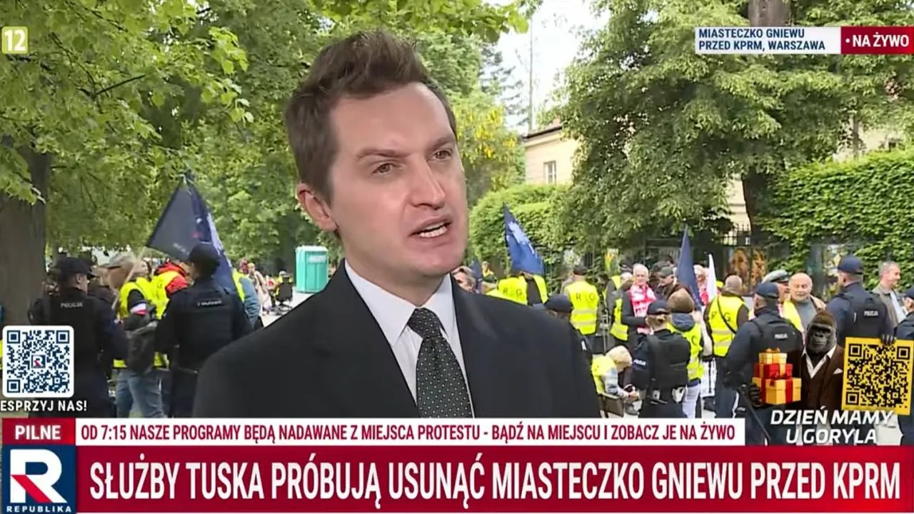 Kaleta o blokowaniu protestu pod KPRM: „Wszyscy stają na głowie, żeby Tuskowi nie popsuć humoru”