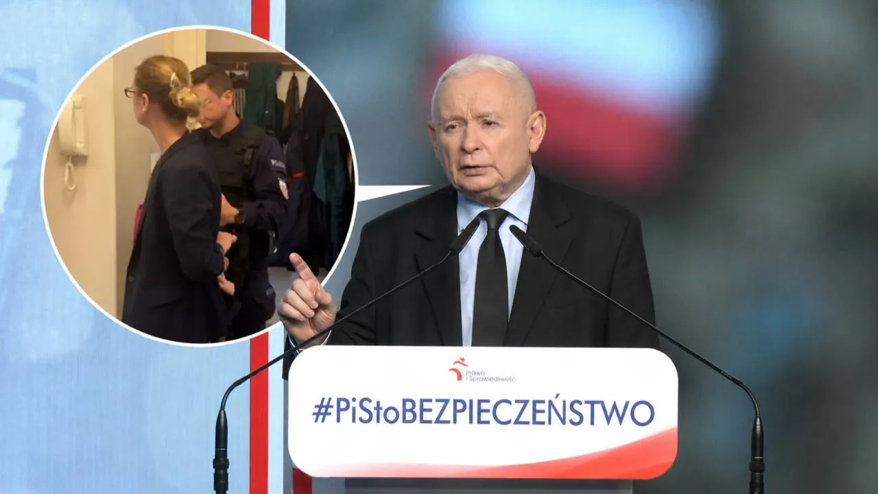 Kaczyński o wtargnięciu policji do mieszkania Sakiewicza: atak na niezależne media