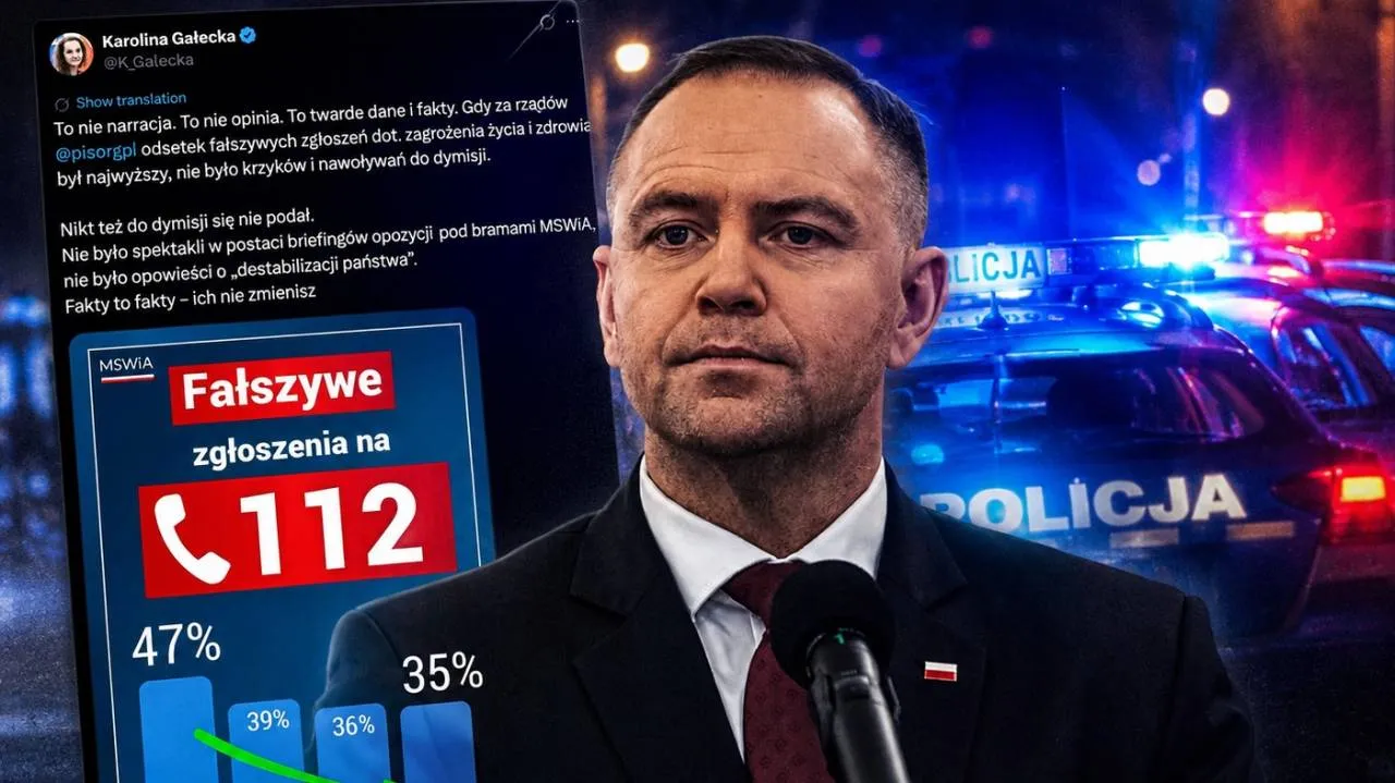 Rzecznik MSWiA i „twarde dane” o fałszywych zgłoszeniach. W sieci lawina pytań o źródło [ZOBACZ]