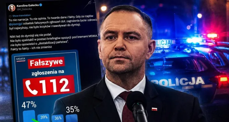 Rzecznik MSWiA i „twarde dane” o fałszywych zgłoszeniach. W sieci lawina pytań o źródło [ZOBACZ]