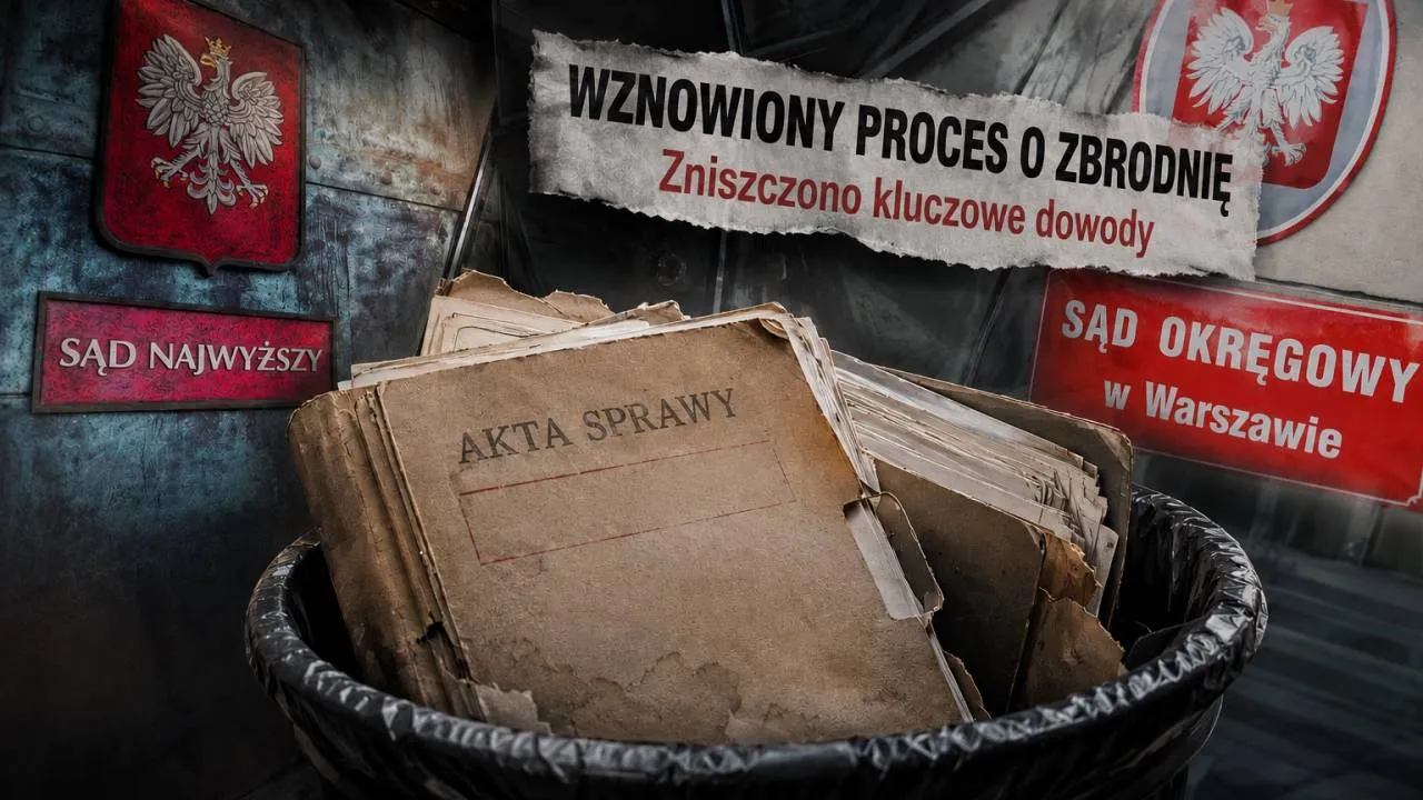 Proces o zbrodnię bez dowodów, bo zostały zniszczone! Skutki wchodzenia przez Sąd Najwyższy w politykę