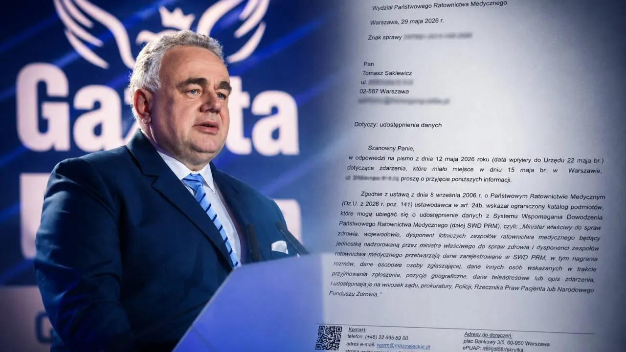 Fałszywy alarm u Sakiewicza. Czy służby wojewody mają coś do ukrycia? Prezes TV Republika pokazał pismo