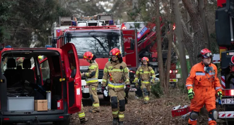 Wypadek na drodze krajowej. Jedna osoba ranna