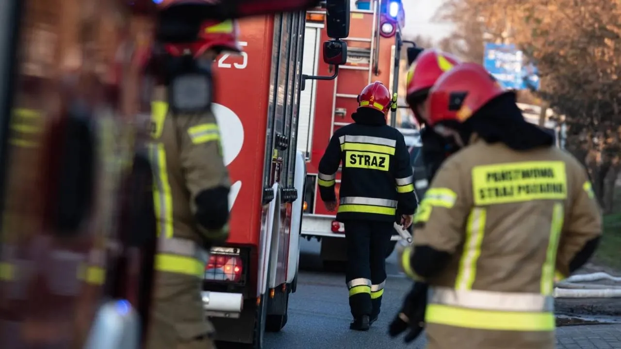 Pożar odpadów w Lubuskiem. Na miejscu 15 zastępów