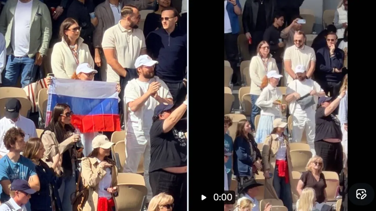 Mecz Chwalińska-Andriejewa. Rosyjska flaga na trybunach i błyskawiczna interwencja. WIDEO