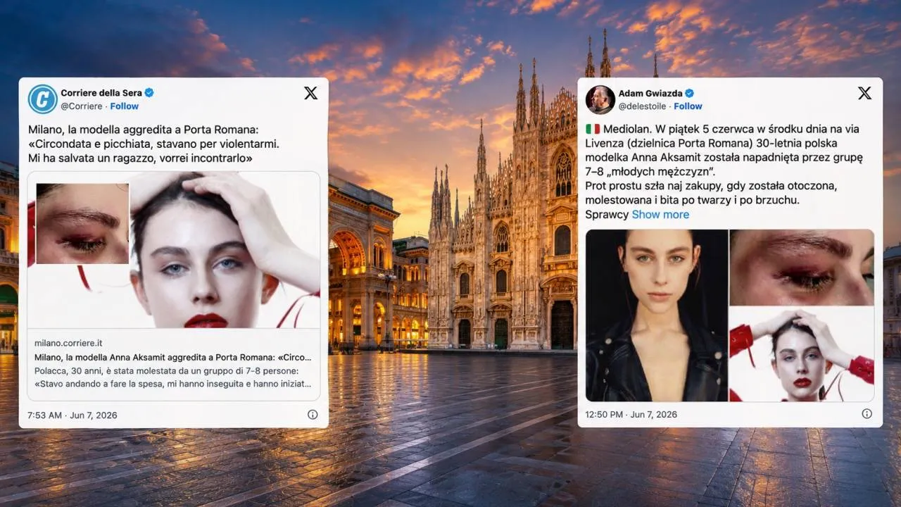 30-letnia Polka napadnięta w Mediolanie! "Chcieli uprawiać ze mną seks, bili mnie pięściami"