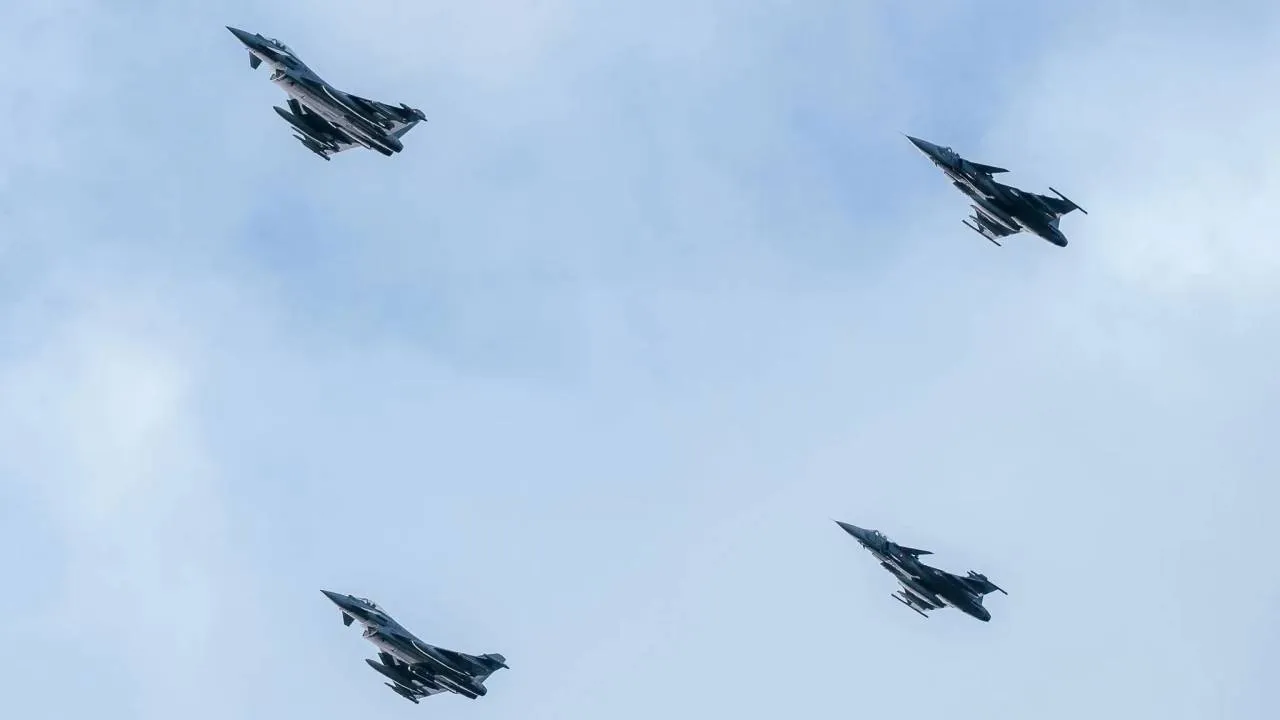 Samoloty NATO zestrzeliły drona w łotewskiej przestrzeni powietrznej