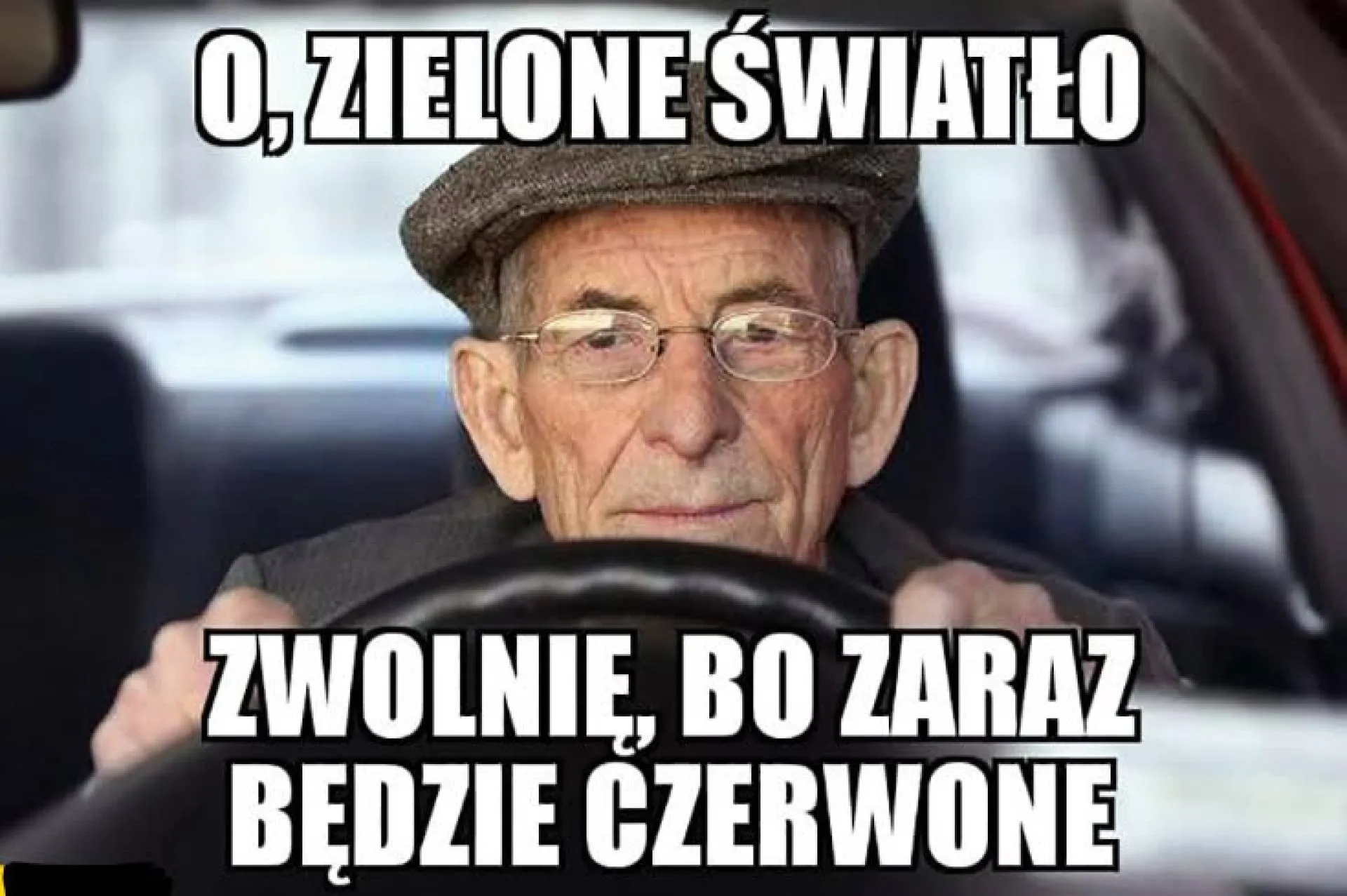 Senior za kierownicą